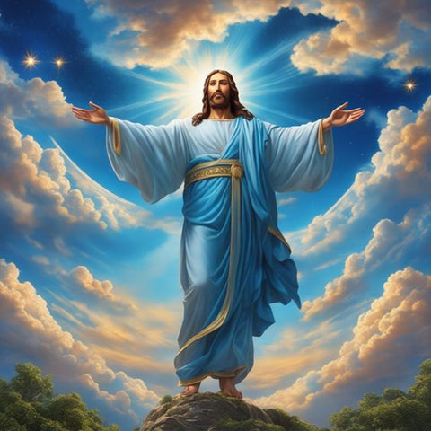 Jesus-Full Round Diamond Painting-30x30cm