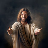 Jesus-Full Round Diamond Painting-30x30cm