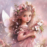 Fantasy Girl-Full Round Diamond Painting-50x50cm