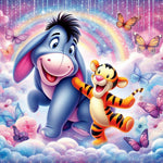 Cartoon-Full Round Diamond Painting-50x50cm