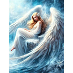 Angel Girl-Full Round Diamond Painting-30x40cm