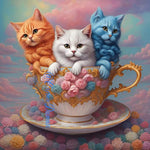 Animal-Full Round Diamond Painting-30x30cm