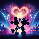 Mickey-Full Round Diamond Painting-30x30cm