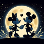 Mickey-Full Round Diamond Painting-30x30cm