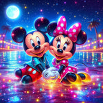 Mickey-Full Round Diamond Painting-30x30cm