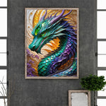 Dragon-Full Round Diamond Painting-30x40cm