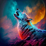 Animal-Full Round Diamond Painting-30x30cm
