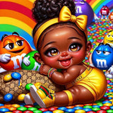 Life of Pets Girl-Full Round Diamond Painting-30x30cm