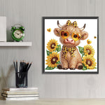 Yak-Partial Special Diamond Painting-30x30cm