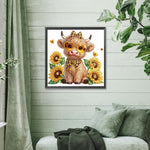 Yak-Partial Special Diamond Painting-30x30cm