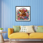 Yak-Partial Special Diamond Painting-30x30cm