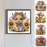 Yak-Partial Special Diamond Painting-30x30cm
