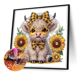 Yak-Partial Special Diamond Painting-30x30cm
