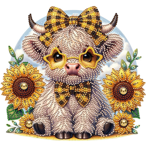 Yak-Partial Special Diamond Painting-30x30cm