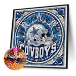 Cowboy-Full Round Diamond Painting-30x30cm