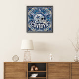 Cowboy-Full Round Diamond Painting-30x30cm