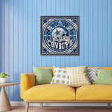 Cowboy-Full Round Diamond Painting-30x30cm