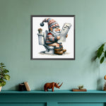 Gnome-Full Round Diamond Painting-30x30cm