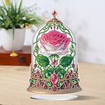 Rose Crystal Box-Single Side Drill-Acrylic Diamond Desktop Ornament