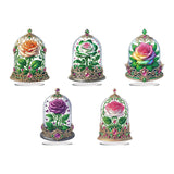 Rose Crystal Box-Single Side Drill-Acrylic Diamond Desktop Ornament