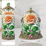 Rose Crystal Box-Single Side Drill-Acrylic Diamond Desktop Ornament