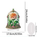 Rose Crystal Box-Single Side Drill-Acrylic Diamond Desktop Ornament