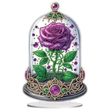 Rose Crystal Box-Single Side Drill-Acrylic Diamond Desktop Ornament