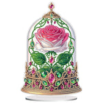 Rose Crystal Box-Single Side Drill-Acrylic Diamond Desktop Ornament