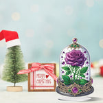 Rose Crystal Box-Single Side Drill-Acrylic Diamond Desktop Ornament