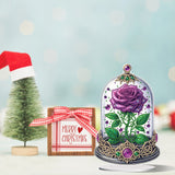 Rose Crystal Box-Single Side Drill-Acrylic Diamond Desktop Ornament
