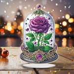 Rose Crystal Box-Single Side Drill-Acrylic Diamond Desktop Ornament