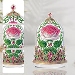 Rose Crystal Box-Single Side Drill-Acrylic Diamond Desktop Ornament