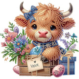 Highland Yak-Partial Special Diamond Painting-30x30cm