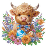 Highland Yak-Partial Special Diamond Painting-30x30cm