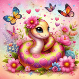 Animal-Full Round Diamond Painting-30x30cm