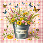 Flower-Full Round Diamond Painting-30x30cm