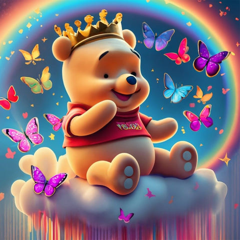 Cartoon-Full Round Diamond Painting-30x30cm