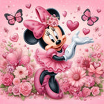 Cartoon-Full Round Diamond Painting-30x30cm
