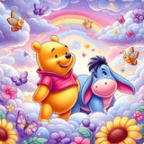 Cartoon-Full Round Diamond Painting-30x30cm