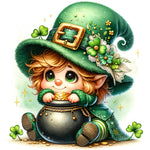 Gnome-Full Round Diamond Painting-30x30cm