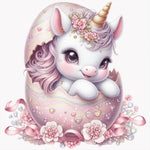 Jeweled Dinosaur Egg-Full Round Diamond Painting-30x30cm