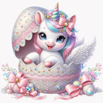 Jeweled Dinosaur Egg-Full Round Diamond Painting-30x30cm