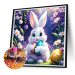 Easter Bunny Egg-Full Round Diamond Painting-30x30cm