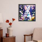 Easter Bunny Egg-Full Round Diamond Painting-30x30cm