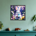 Easter Bunny Egg-Full Round Diamond Painting-30x30cm