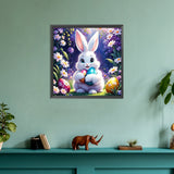Easter Bunny Egg-Full Round Diamond Painting-30x30cm