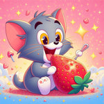 Tomcat-Full Round Diamond Painting-30x30cm