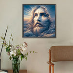 Cloud Jesus-Full Round Diamond Painting-30x30cm