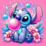 Stitch-Full Round Diamond Painting-30x30cm