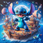 Stitch-Full Round Diamond Painting-30x30cm